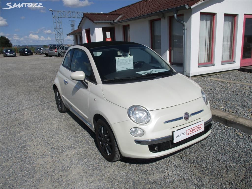 Fiat 500C, 1,2 i,aut.klima,serv.kn.Cabrio